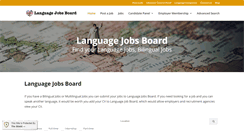 Desktop Screenshot of languagejobsboard.com