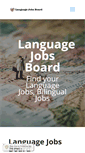 Mobile Screenshot of languagejobsboard.com